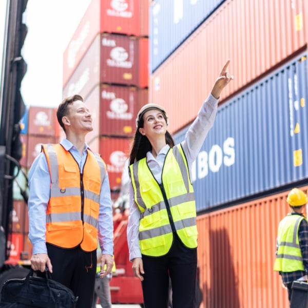  Logistics example, photo showing logistics company