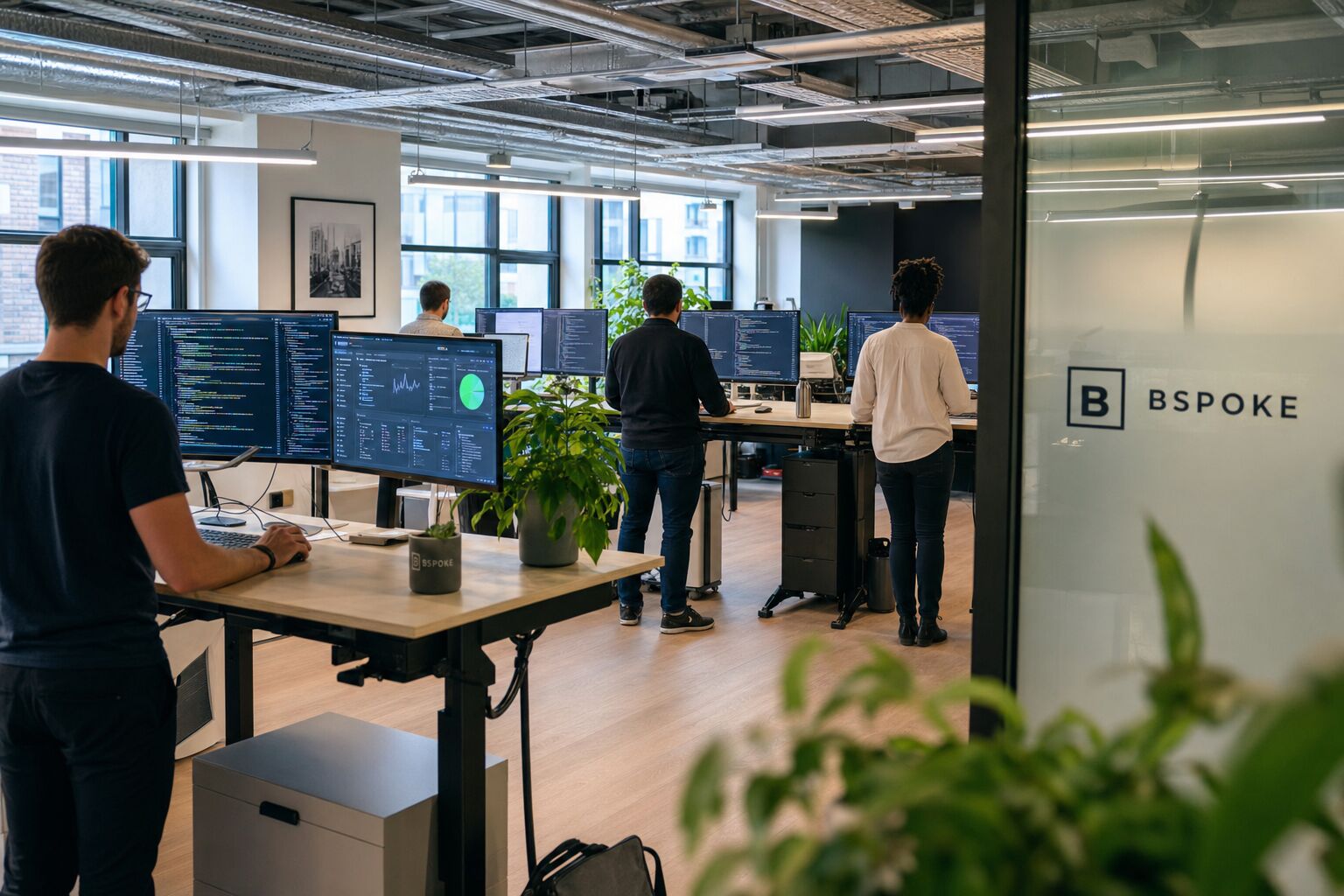 BSPOKE developers at work