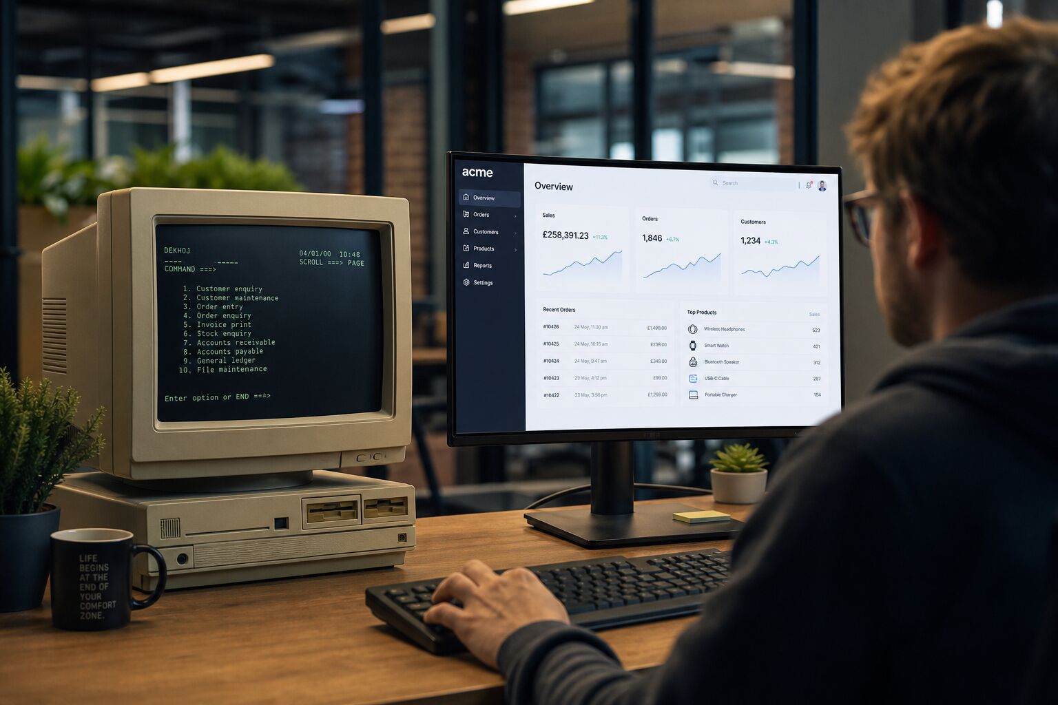 BSPOKE developer modernising a legacy system